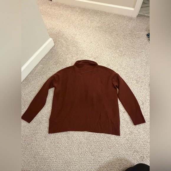 Vince Boiled Cashmere Funnel Neck Pullover - Picture 3 of 5